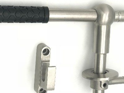 Hot air stove rotating handle