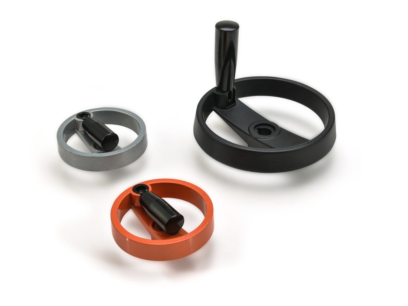 Aluminum double spoke handwheel