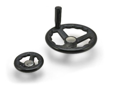 Plastic steel handwheel