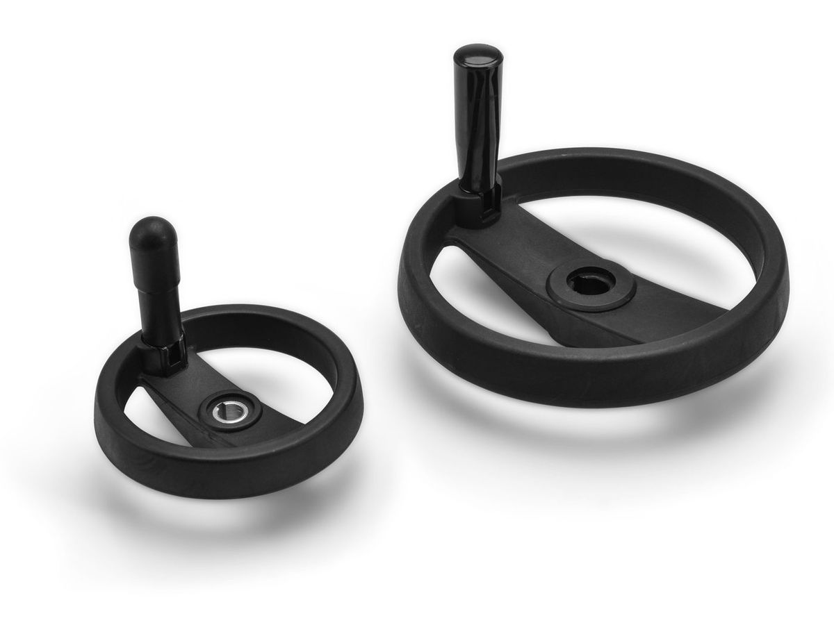 Plastic double-spoke handwheel