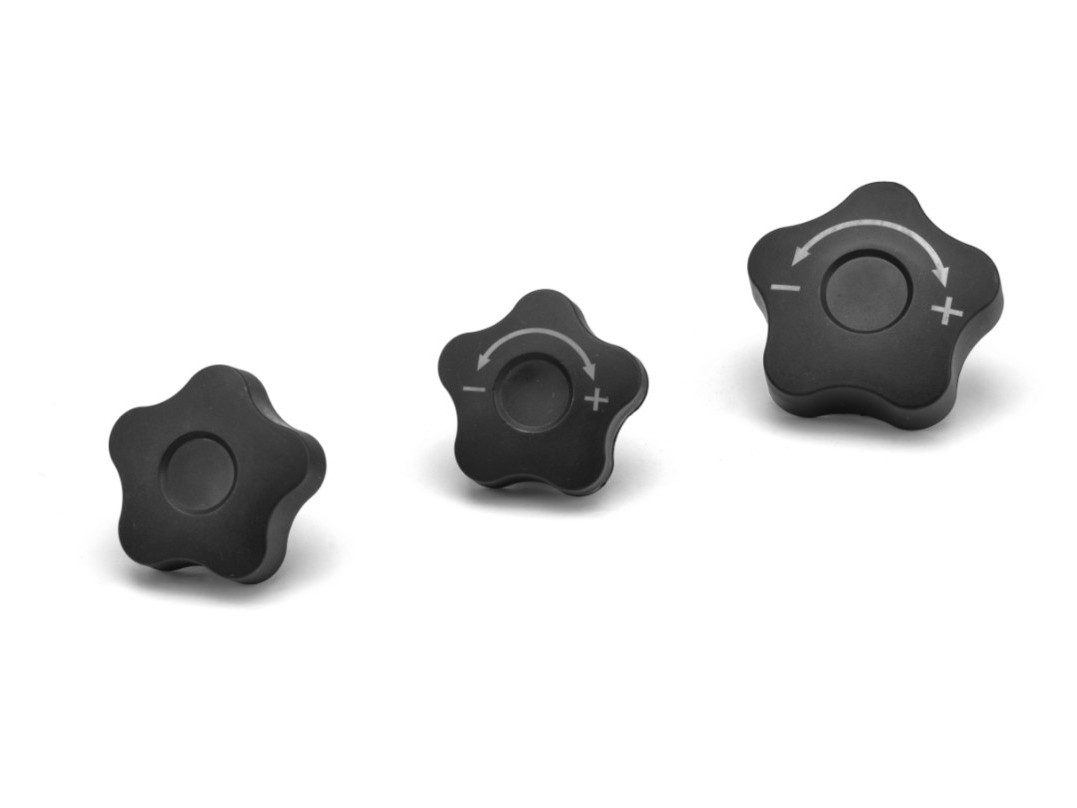 Plastic five-star handle
